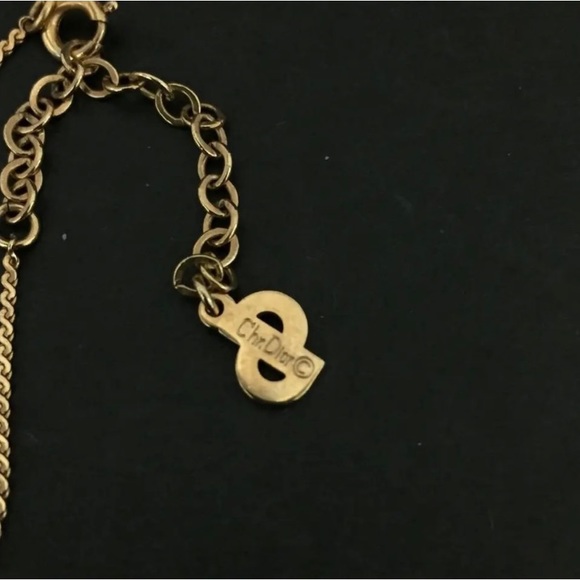 Vintage Authentic Dior Logo Necklace - Picture 2 of 5